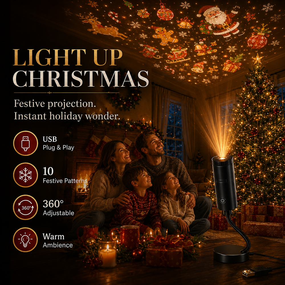 ๐๐ป โจ 60,000+ Sold โ Plug & Play HD Holiday Projector for Christmas & Halloween Decor